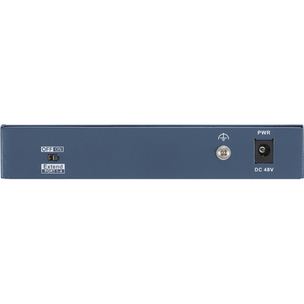 Switch Hikvision DS-3E0106HP-E, 4 Porturi, PoE