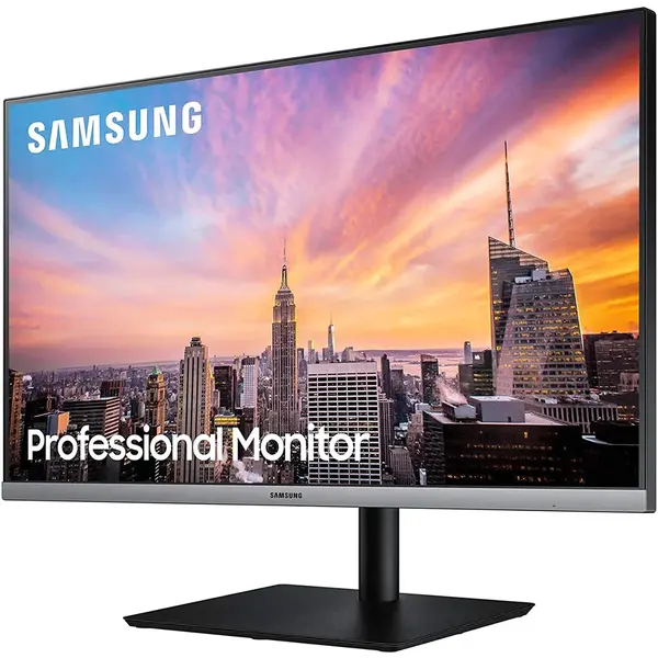 Monitor LED IPS Samsung 27", Full HD, DisplayPort, Vesa, Negru, LS27R652FDUXEN