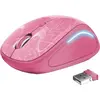 Mouse Wireless Trust Yvi FX Pink 1600 DPI USB TR-22336
