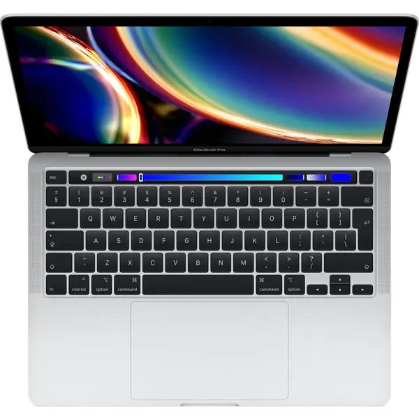 Laptop Apple MacBook Pro 13" 2020 Touch Bar, procesor Intel® Core™ i5 2.0GHz, 16GB, 512GB SSD, Intel Iris Plus Graphics 128MB, Silver, INT KB