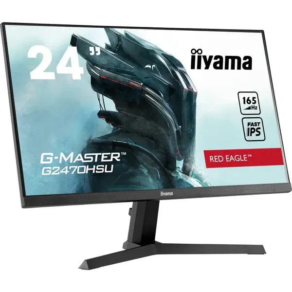 Monitor iiyama G-Master G2470HSU-B1 24" IPS, 165Hz, 0.8ms, FreeSync Premium, Red Eagle