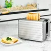 Prăjitor de pâine ProfiCook PC-TAZ 1110 cu clești sandwich, 860-1050W, 2 felii, oțel inoxidabil