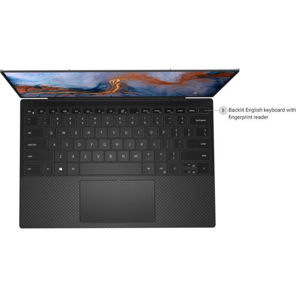 Ultrabook DELL 13.4'' XPS 13 9310, FHD+, Procesor Intel® Core™ i5-1135G7 (8M Cache, up to 4.20 GHz) 8GB DDR4X, 512GB SSD, Intel Iris Xe, Win 10 Pro, Platinum Silver, 3Yr BOS