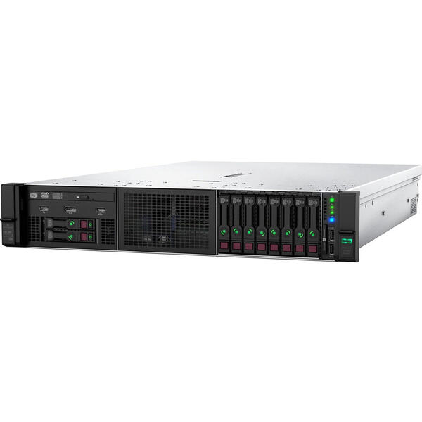 Server HPE Solution Server ProLiant DL380 Gen10 Intel Xeon-Silver 4208 8-Core(2.10GHz 11MB) 32GB(1x32GB) PC4-2933Y RDIMM 8xHot Plug 2.5" SFF Smart Carrier Smart Array P408i-a SR NC No Optical 500W