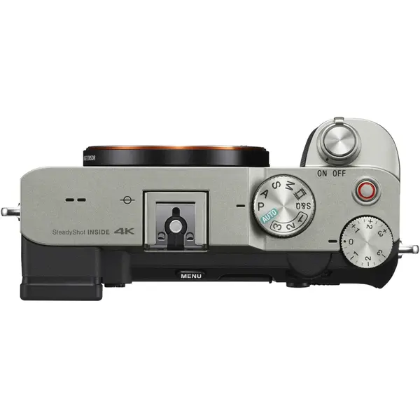 Aparat foto mirrorless Sony Alpha A7C, 24.2MP, Full-Frame, 4K + Obiectiv Sony FE28-60mm F4-5.6, Argintiu
