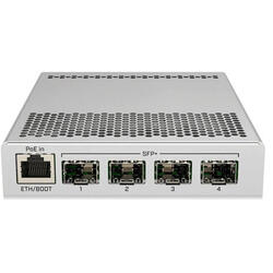 Switch Cloud Router 1 Gigabit, 4 SFP+ 10Gbps - Mikrotik CRS305-1G-4S+IN