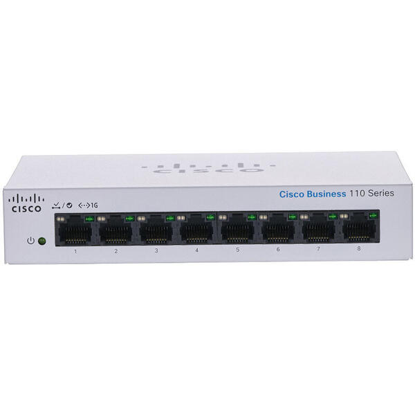 Switch Cisco Gigabit CBS110-8T-D
