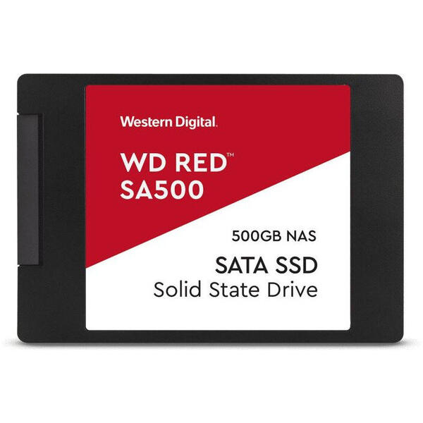 WESTERN DIGITAL WD Red SSD SA500 NAS 500GB 2.5inch SATA III 6 Gb/s