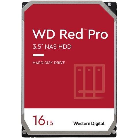 Western Digital HDD WD Red Pro 16TB, 7200RPM, 512MB cache, SATA-III