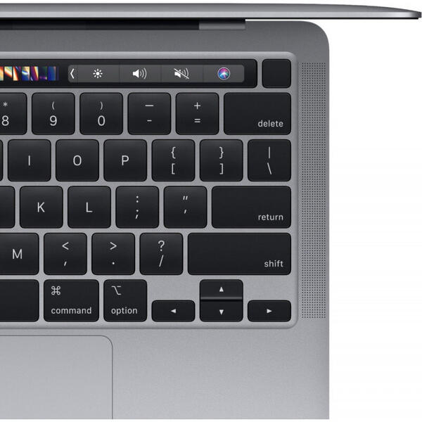 Laptop Apple 13.3'' MacBook Pro 13 Retina with Touch Bar, Apple M1 chip (8-core CPU), 16GB, 256GB SSD, Apple M1 8-core GPU, macOS Big Sur, Space Grey, INT keyboard, Late 2020