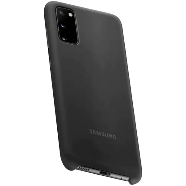 Husa Samsung EF-PG980TBEGEU silicon neagra pentru Samsung Galaxy S20 (SM-G980F)