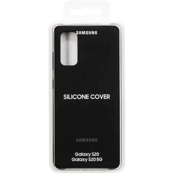 Husa Samsung EF-PG980TBEGEU silicon neagra pentru Samsung Galaxy S20 (SM-G980F)