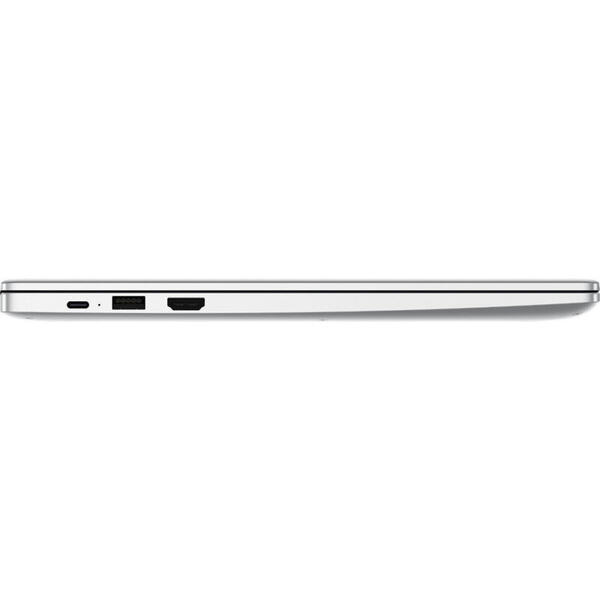 Laptop Huawei MateBook D15 2021 cu procesor Intel® Core™ i5-1135G7 pana la 4.20 GHz, 15.6", Full HD, IPS, 16GB, 512GB SSD, Intel® Iris® Xe Graphics, Windows 10 Home, Silver