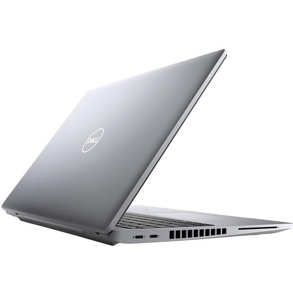 Laptop Dell Latitude 5520 (Procesor Intel® Core™ i7-1185G7 (12M Cache, up to 4.80 GHz), 15.6" FHD, 16GB, 512GB SSD, Intel Iris Xe Graphics, FPR, Win 10 Pro, Gri)