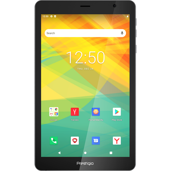 Tableta Prestigio Node A8, 8 inch Multi-touch, Quad Core 1.3GHz, 1GB RAM, 32GB flash, Wi-Fi, Bluetooth, Android 10 (Go Edition), Slate Grey