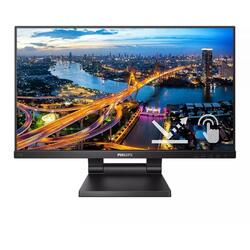Monitor IPS LED Philips 23.8" 242B1TC/00, Full HD (1920 x 1080), VGA, HDMI, DisplayPort, Boxe, Touchscreen, 75 Hz (Negru)