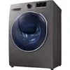 Masina de spalat rufe cu uscator Samsung Slim WD8NK52E0ZX, 8 kg spalare, 5 kg uscare, 1200 rpm, Clasa C, Motor Digital Inverter, Eco Bubble, Air Wash, Add Wash, Steam, Inox