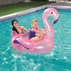 Saltea gonflabila pentru copii, model flamingo, roz, 127x127 cm, Bestway