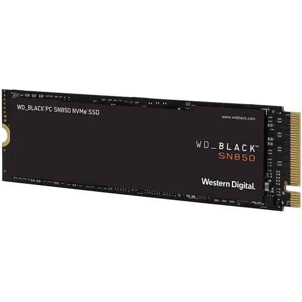 Western Digital Solid State Drive (SSD) WD Black SN850, 2TB, NVMe, M.2.