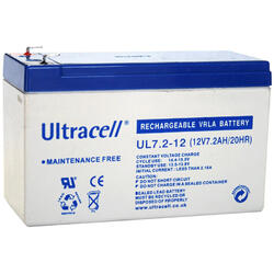 Acumulator UPS Ultracell UL7.2-12, 12 V, 7.2 Ah