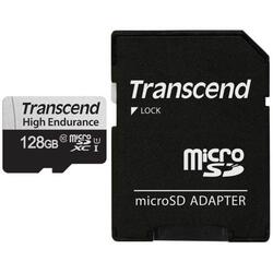 Transcend Card de Memorie 128GB microSD with adapter U1, High Endurance