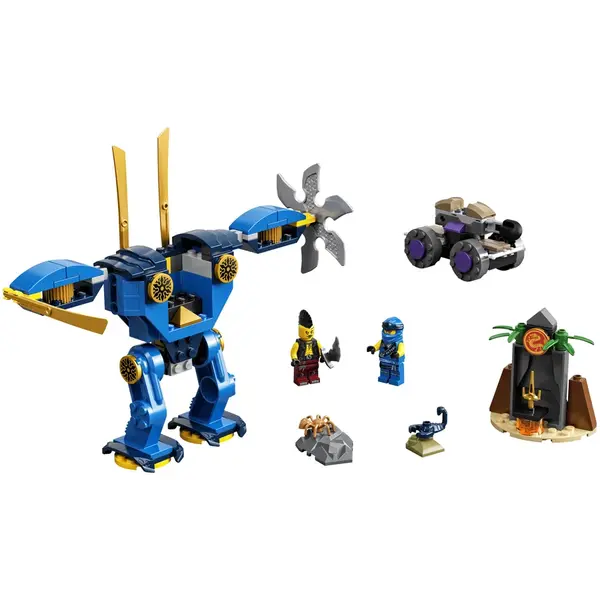 LEGO® LEGO NINJAGO - Robotul Electro al lui Jay 71740, 106 piese