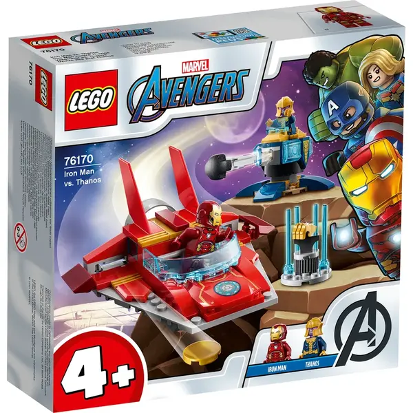 LEGO® LEGO Super Heroes - Avengers Iron Man contra Thanos 76170, 103 piese