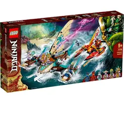 LEGO NINJAGO -Lupta pe mare cu catamaranul 71748, 780 piese