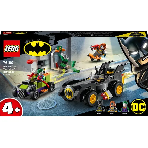LEGO® LEGO Super Heroes - Urmarirea cu Batmobile-ul 76180, 136 piese