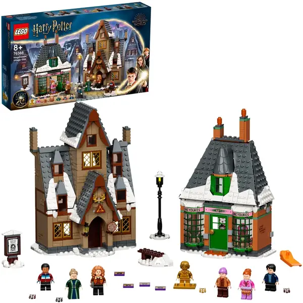 LEGO® LEGO Harry Potter - Vizita in satul Hogsmeade 76388, 851 piese
