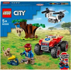 LEGO City - ATV de salvare a animalelor salbatice 60300, 74 piese