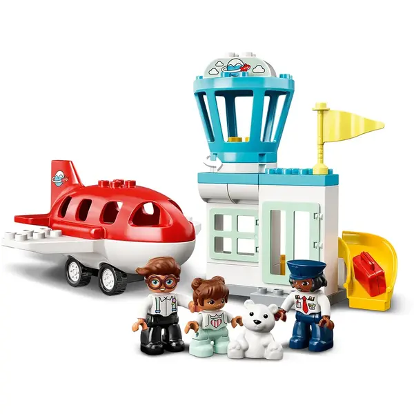 LEGO® LEGO DUPLO Town - Avion si aeroport 10961, 28 piese