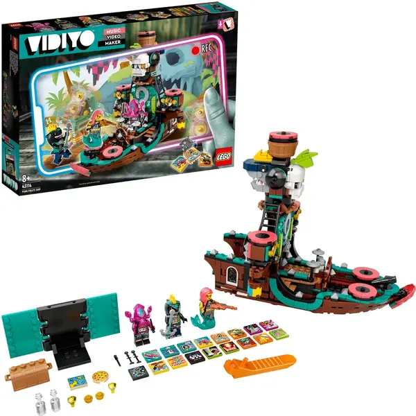 LEGO® LEGO VIDIYO - Punk Pirate Ship 43114, 615 piese
