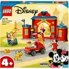 LEGO® LEGO Disney Mickey and Friends - Statia si camionul de pompieri ale lui Mickey si prietenilor sai 10776, 144 piese