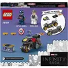 LEGO® LEGO Super Heroes - Marvel - Infruntarea dintre Captain America si Hydra 76189 ,49 piese