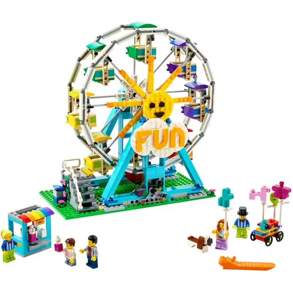 LEGO® LEGO Creator 3 in 1 - Roata din parcul de distractii 31119, 1002 piese