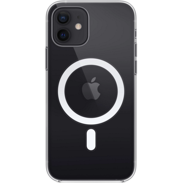Husa de protectie Apple Clear Case MagSafe pentru iPhone 12/12 Pro, Transparenta