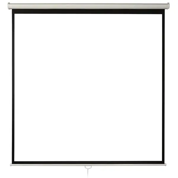 Ecran proiectie manual, perete/tavan, 240 x 240 cm, Blackmount, Format 1:1
