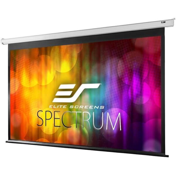 Ecran proiectie electric, perete/tavan, 275 x 172 cm, EliteScreens ELECTRIC128NX, Format 16:10, trigger 12v