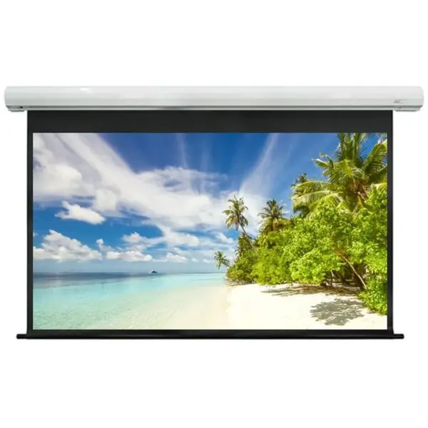 Ecran proiectie electric, perete/tavan, 186 x 104.6 cm, EliteScreens VMAX84XWH2, Format 16:9, Trigger 12v