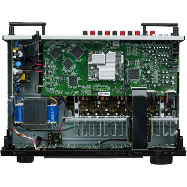 Receiver Denon AVR-S650H, 5 x 135W, Bluetooth, WiFi, 5 HDMI In, HEOS, Dolby True HD, DTS Master Audio, Negru