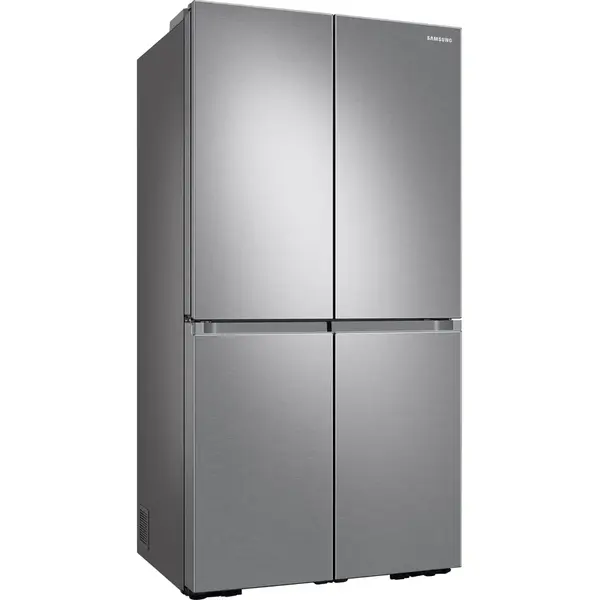 Side by side Samsung RF65A967ESR/EO, 647 l, Clasa E, No Frost, Showcase, Beverage Center, Triple & Metal Cooling, Cool Select+, H 182.5 cm, Inox