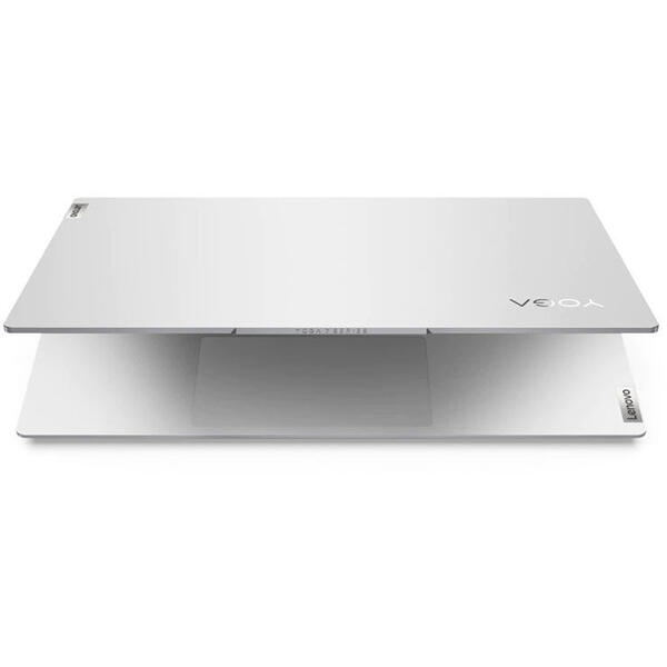 Laptop Lenovo Yoga Slim 7 Pro 14ACH5 14 inch 2.2K AMD Ryzen 5 5600H 16GB DDR4 1TB SSD Windows 10 Home Light Silver