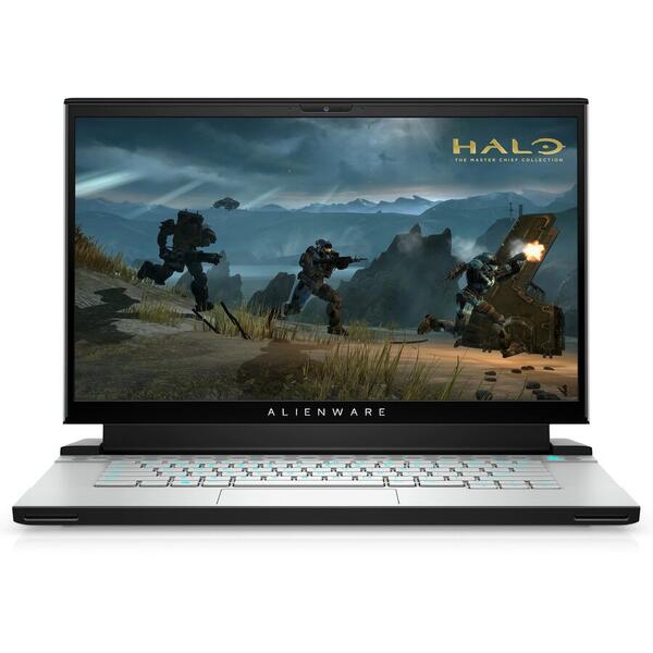 Laptop Gaming Dell Alienware M15 R4 (Procesor Intel® Core™ i7-10870H (16M Cache, up to 5.00 GHz) 15.6" FHD, 32GB, 512GBSSD, nVidia GeForce RTX 3070 @8GB, Win10 Pro, Argintiu)