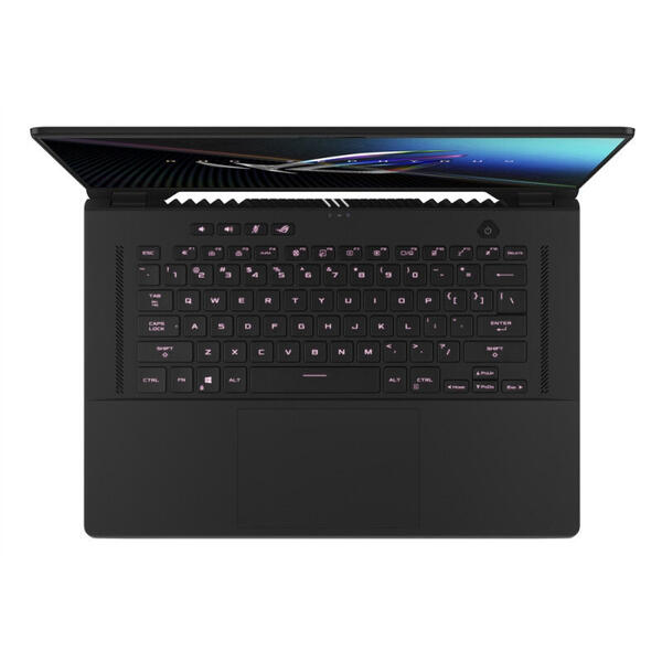 Laptop ASUS Gaming 16'' ROG Zephyrus M16 GU603HM, WQXGA 165Hz, Procesor Intel® Core™ i7-11800H (24M Cache, up to 4.60 GHz), 16GB DDR4, 512GB SSD, GeForce RTX 3060 6GB, No OS, Off Black