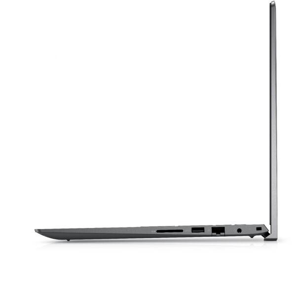 Laptop DELL 15.6'' Vostro 5515 (seria 5000), FHD, Procesor AMD Ryzen™ 3 5300U (4M Cache, up to 3.8 GHz), 8GB DDR4, 256GB SSD, Radeon, Win 10 Pro, Titan Grey, 3Yr BOS