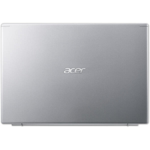 Laptop Acer 14'' Aspire 5 A514-54, FHD, Procesor Intel® Core™ i3-1115G4 (6M Cache, up to 4.10 GHz), 8GB DDR4, 256GB SSD, GMA UHD, Win 10 Home, Pure Silver