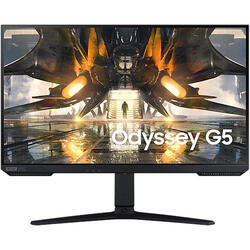 Monitor LED Samsung Gaming Odyssey G5A LS27AG500NUXEN 27 inch 1 ms Negru HDR FreeSync Premium & G-Sync Compatible 165 Hz