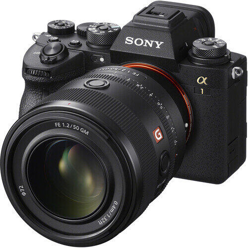 Sony Obiectiv Full Frame luminos , E-mount, diafragma maxima f1.2, optica, SEL50f12GM, BLACK