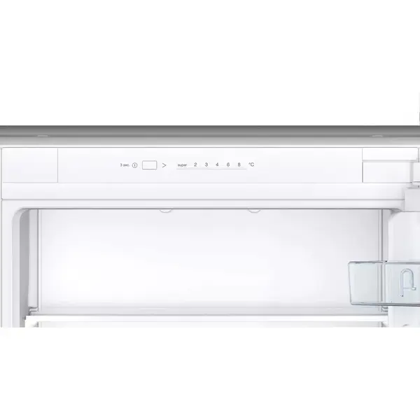Combina frigorifica incorporabila Bosch KIV87NSF0, 270 l, Clasa F, LowFrost, H 177 cm, Argintiu